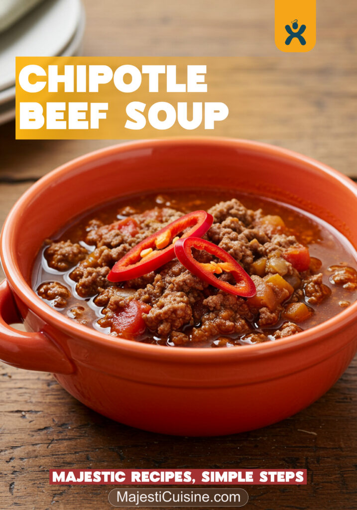 Chipotle Ground Beef Soup