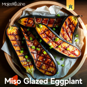 miso glazed eggplant