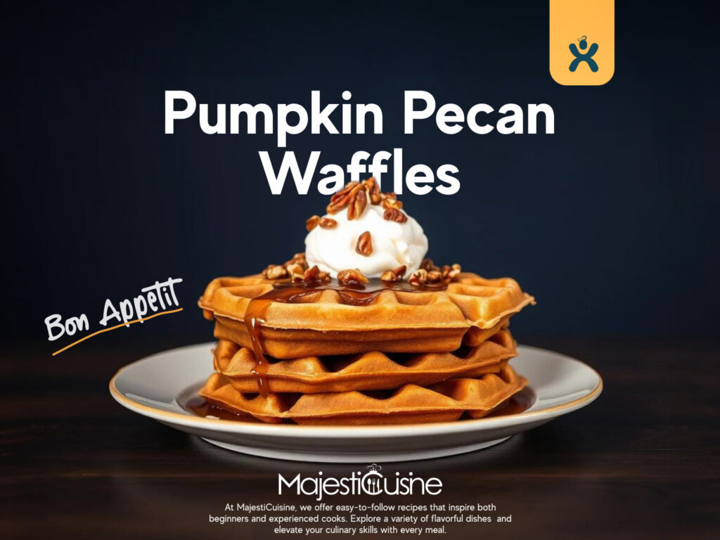 Pumpkin Pecan Waffles Recipe