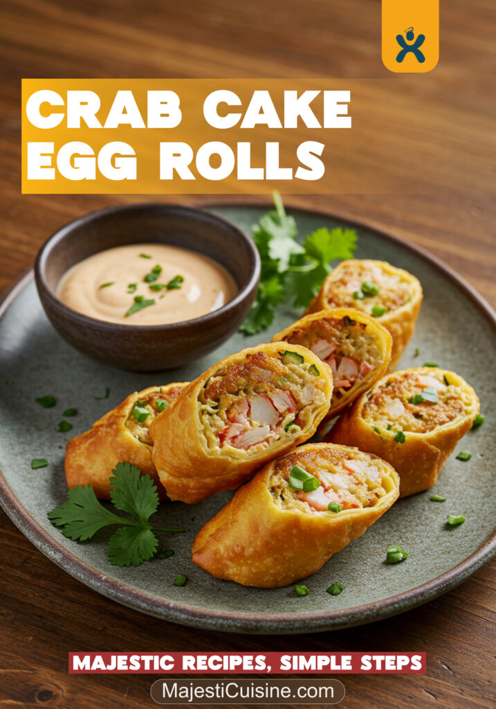 Crab Cake Egg Rolls