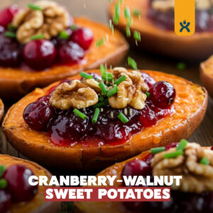 Cranberry-Walnut Sweet Potatoes