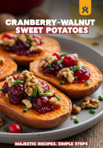 Cranberry-Walnut Sweet Potatoes